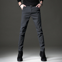 High-color autumn casual pants mens business pants straight tube loose slim fit Joker high-end pants men Korean trend