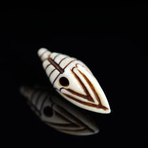 The Tibetan Mammoth Tooth Lady Pull Wipe Pendant Pendant Pendant Pendant Protector Safe and Pearl Loose Bead handmade polished