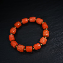 Red old glazed hand string of old glazed bracelet for old glazed old glazed jewelry