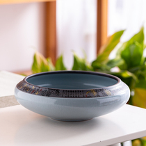 Simple Kungfu tea set tea tray spare parts Ru kiln tea wash tea ceremony copper six gentlemen pen wash cup wash water