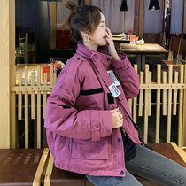 Tooling Parker clothing short down cotton coat women 2021 autumn and winter New Korean loose bread clothing cotton jacket tide