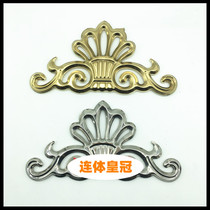 Large and medium conjoined Crown flower embossed decorative flower stainless steel 201 304 stainless steel decorative door flower accessories