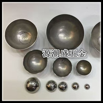 304*1 2 thick stainless steel hollow semi-round ball boutique decorative semi-round ball polished fine mirror half-side ball