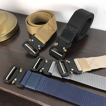 Special Forces canvas belt men young man Belt female tide ins outdoor training nylon tooling jeans belt