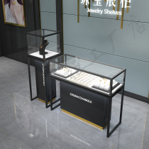 Jewelry first jewelry display cabinet luxury Jade watch photo album glass transparent exhibition stainless steel display counter
