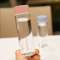 Simple transparent high temperature plastic cup Super mini small hand warm water cup Adult student portable pocket cup ins