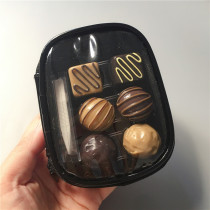 Contact lens box ins personality portable multi-pack beauty pupil box chocolate student myopia cute storage box