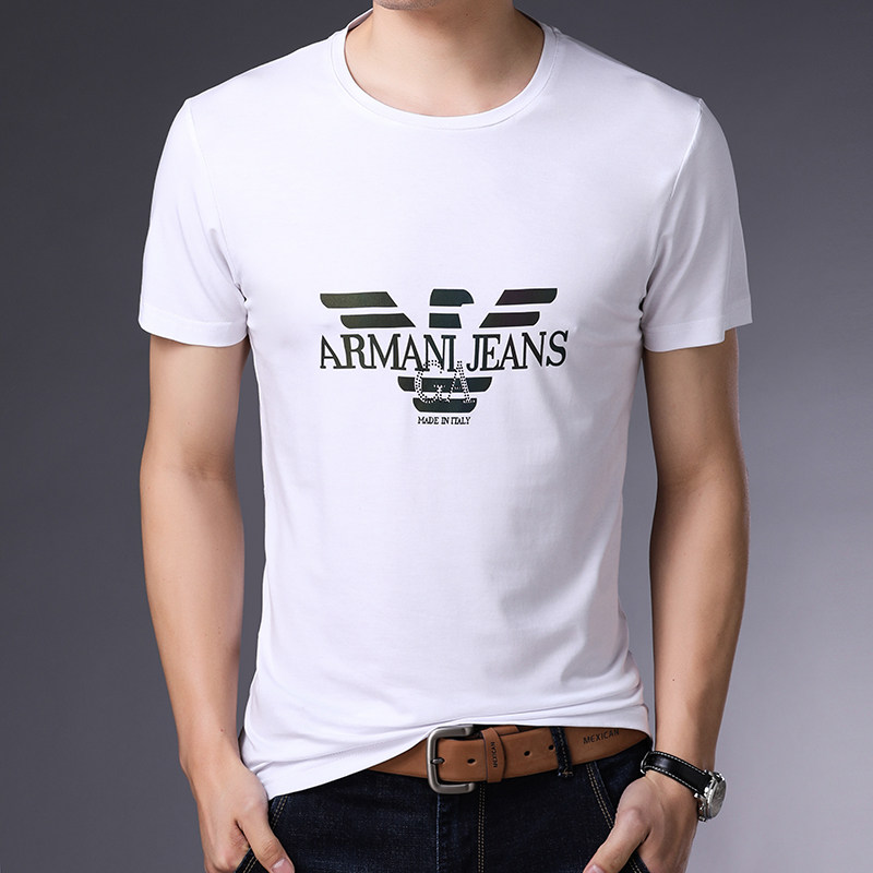 英讯夏t恤男短袖纳米黑科技防水防污速干透气