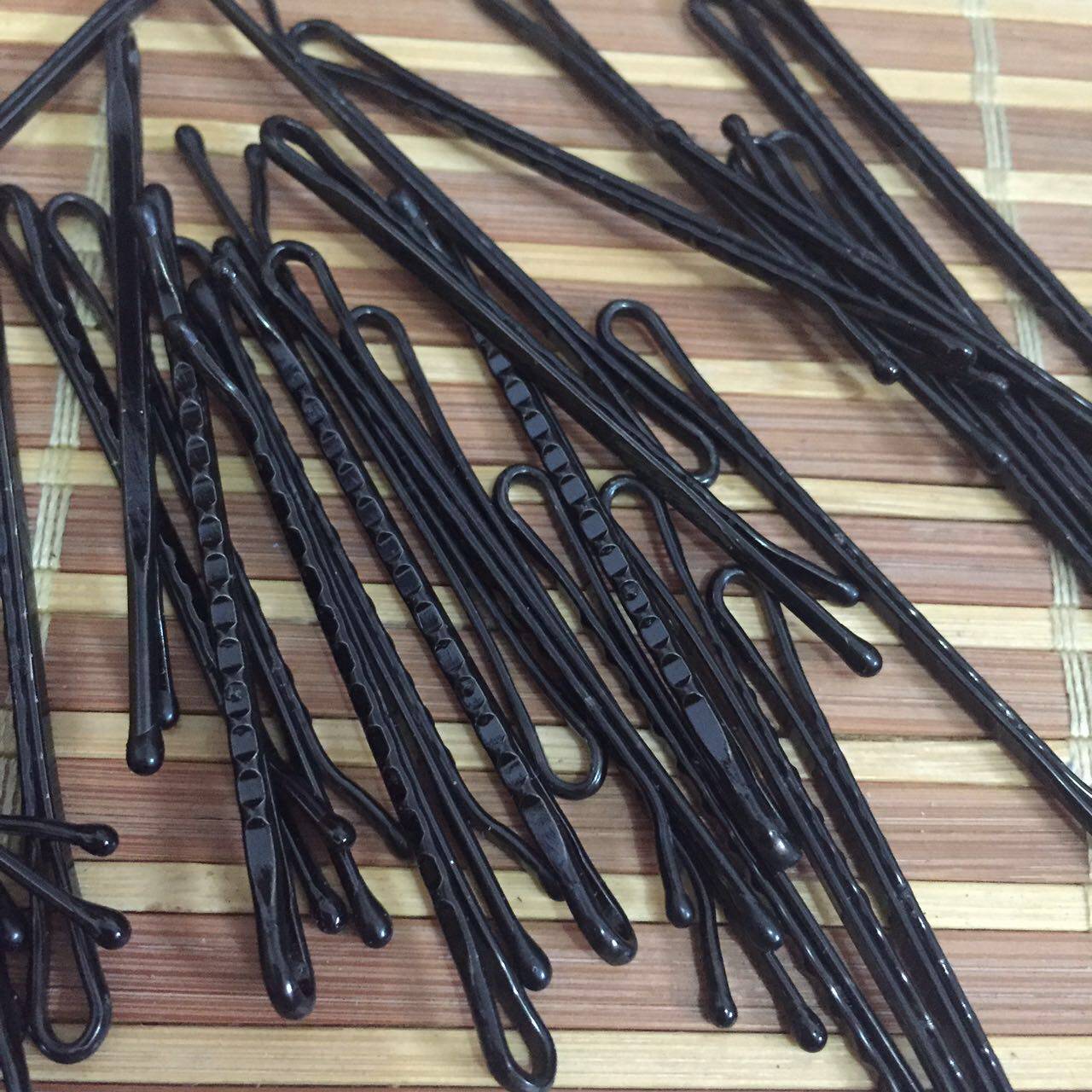 发卡钢夹子头饰小卡子黑色发夹一字夹紧饰品刘海盘发顶夹成人边夹