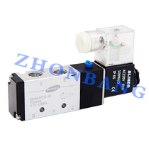 Pneumatic solenoid valve 4V210-08 two-position five-way 24V cylinder directional control valve Air valve 220V electromagnetic control valve 12V