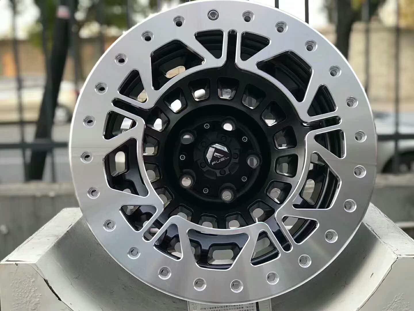 fuel d100越野轮毂牧马人防脱轮毂 猛禽坦途防脱圈 fj防脱轮毂