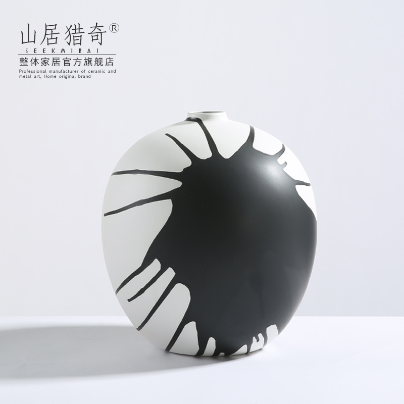 Nordic ceramic vase mesa Chinese pottery flower arranging flowers is the sitting room porch ark, home furnishing articles