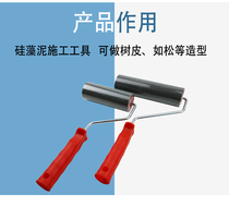 Light body roller bark veins such as pine texture lacquer creatine paint coating tool silicon algae clay tool art paint tool