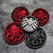 Avengers S.H. I .E.L.D. Black Hawk Hydra Embroidery Velcro Armband Animation Badge patch