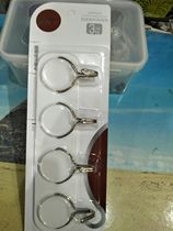 Ring silver hook HY0267 beat three board hair four Plate Round four round hook hook hook adhesive hook Hook free of power full 39