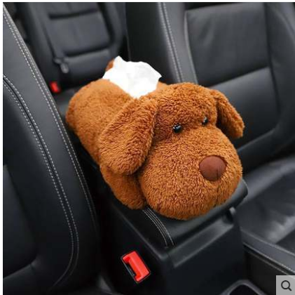 car hanging sun visor tissue box cover car cartoon hanging sunroof tissue box for men and women cute drawers