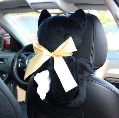 car interior supplies, car tissue box, hygiene creative sun visor, hanging sunroof cartoon paper box