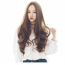 Hairy waves big curly hair big cute long web wigs female long hair curly hair headgear long waves red women