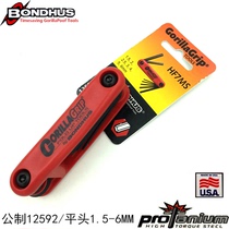 US imported Bolton BONDHUS Metric Long Ball Head Allen Wrench Set Screwdriver Hexagon Key