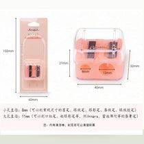 Roll Pen Knife Makeup Pen Double Hole Roll Pen Knife Eyebrow Pen Lip Balm Pen Eye Line Pen Gouging Knife Portable Tool