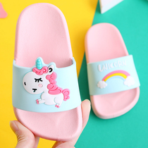 Children slippers summer boy girl baby indoor home anti-slip soft bottom cute toddler baby shower sandals