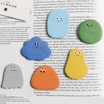 Cute expression candy bean biological message notes Post-it notes can be torn N times post-note label sticker