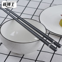 Dr. Chopsticks Chinese-Japanese alloy chopsticks household non-slip high temperature resistant fried 10 pairs of family chopsticks non-metal