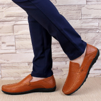 梵黛娅春秋季真皮乐福鞋女单鞋内增高女鞋休闲