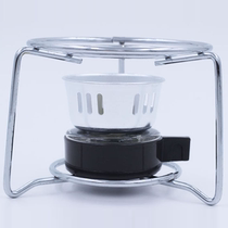 Coffee alcohol lamp Mocha pot Coffee pot siphon pot Alcohol lamp Stainless steel round stove frame combination