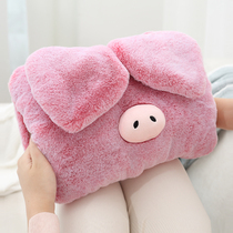Hot water bag Rechargeable explosion-proof adult warm water bag Meng Meng Cute baby warm palace plush Korean version warm hand treasure