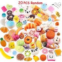 Soft and soft squishy bread toys small pendants lucky bag PU simulation ice cream hot selling explosive milk fragrance