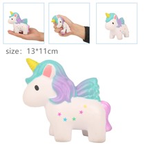 Unicorn Pegasus squishy slow rebound toy simulation Super Soft Pony cute decompression pinch toy