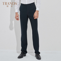 TRANDS Great Yang Chuangshi pure wool trousers Italian beautiful slave strong twist wool anti-wrinkle TR1511037