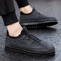 Autumn special size mens casual shoes 45 students Joker canvas shoes mens enlarged size 46 flat board shoes 47 yards