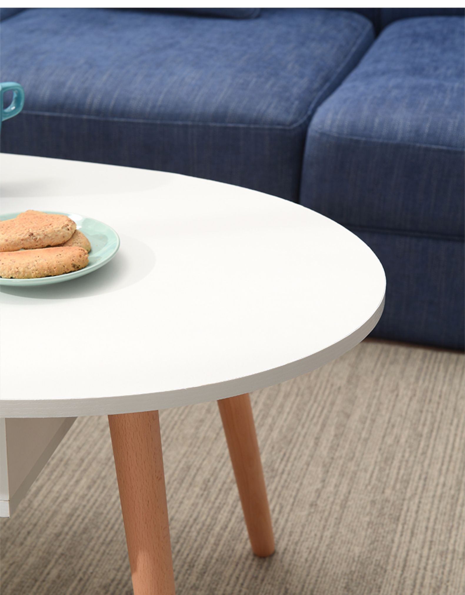 茶几简约现代创意小户型实木北欧ins小桌子客厅茶桌家用欧式飘窗