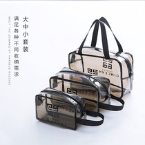 Net Red Makeup Packs Ins Wind Super Fire Small Number Portable Women Travel Transparent Large Capacity Wash Bag Taster Bag Casket