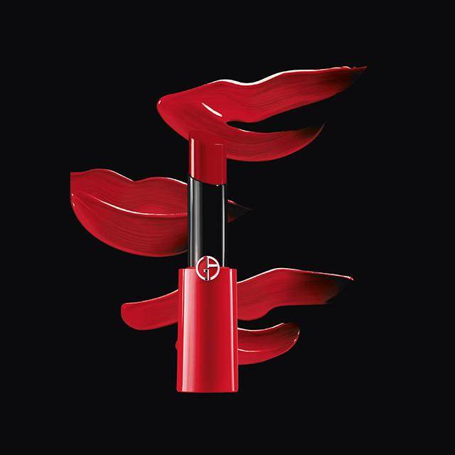 【官方正品】阿玛尼口红莹润迷情唇膏小细管奶茶色枫叶红201