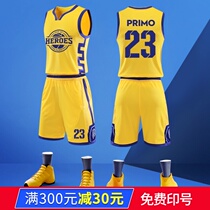 2021 new basketball suit suit mens custom student game ball suit custom training team uniform printed jersey