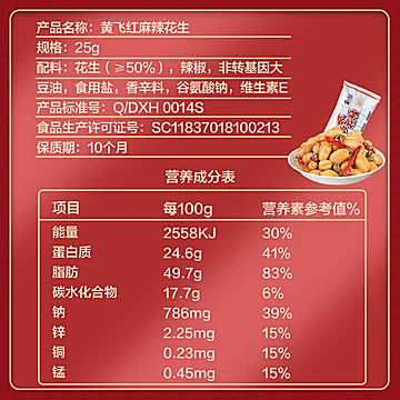 【拍二到手24包】黄飞红麻辣花生[3元优惠券]-寻折猪