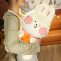 Korean Wool Suede Toy Cute Rabbit Girl Paparazzi Children Little Bunny Budoll Birthday Gift Little Girl