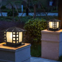 Pillar headlights Wall lights Door post lights Villa garden lights Wall headlights European retro garden lights Landscape lawn lamps