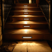 Outdoor wall lamp Waterproof outdoor garden lamp Exterior wall wall lamp Door wall lamp Long embedded stair aisle lamp