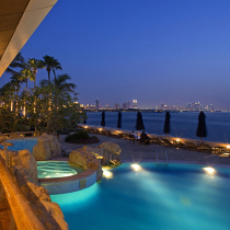 Underwater light LED waterproof underwater light Pool landscape outdoor villa Pool square lawn garden light