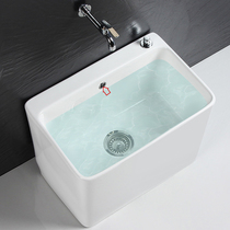 Size and size double drive mop pool Ceramic mop pool Rectangular mop pool Balcony mop basin throw dry cleaning mop