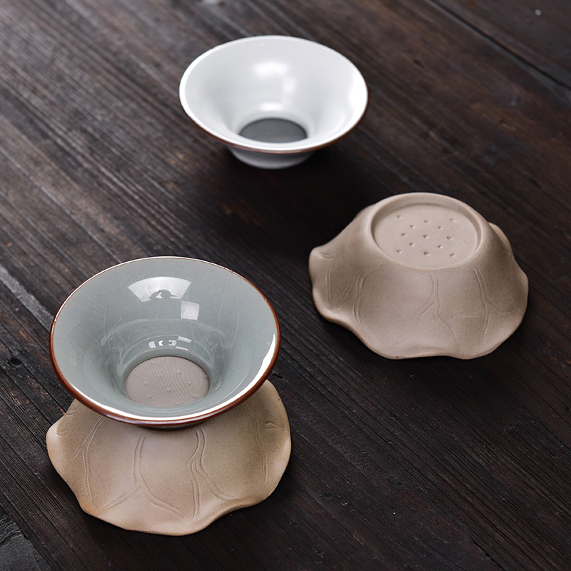 Laugh, contracted your up ceramic tea tea strainer filter screen pack kongfu tea good) group
