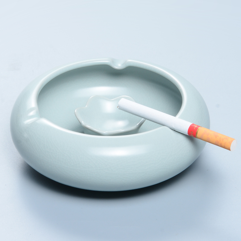 Laugh your up ashtray on arts and crafts porcelain pottery desktop furnishing articles tea accessories kung fu tea set