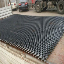 Heavy duty steel mesh decoration diamond-shaped mesh stretch mesh pedal anti-theft hole plate mechanical protection isolation