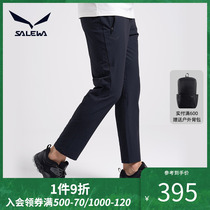 Salewa Charlehua outdoor soft shell flush vanguard pants mens spring summer new waterproof climbing hiking windproof long pants