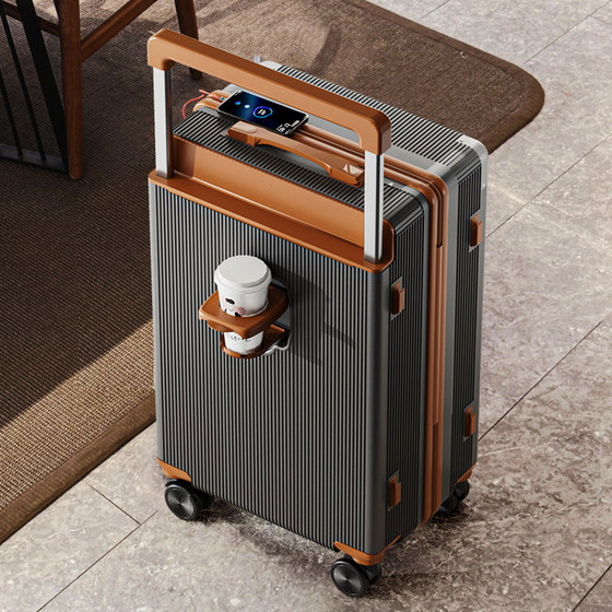 Contrast color suitcase high-value wide trolley suitcase women's 24-inch brake shock absorber wheel student trolley password box
Contrast color suitcase high-value wide trolley suitcase women's 24-inch brake shock absorber wheel student trolley password box