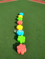 Kindergarten thickened digital plum blossom pile walking pier sensory integration training equipment Childrens parent-child interactive games Early education toys